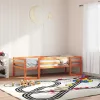 Viaszbarna tömör fenyőfa gyerekágykeret 80 x 200 cm