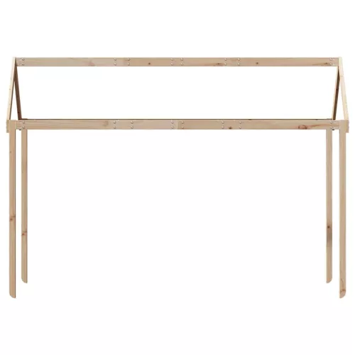 Tömör fenyőfa gyerekágytető 217 x 95,5 x 159 cm