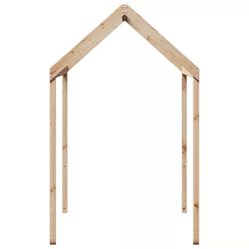 Tömör fenyőfa gyerekágytető 217 x 95,5 x 159 cm