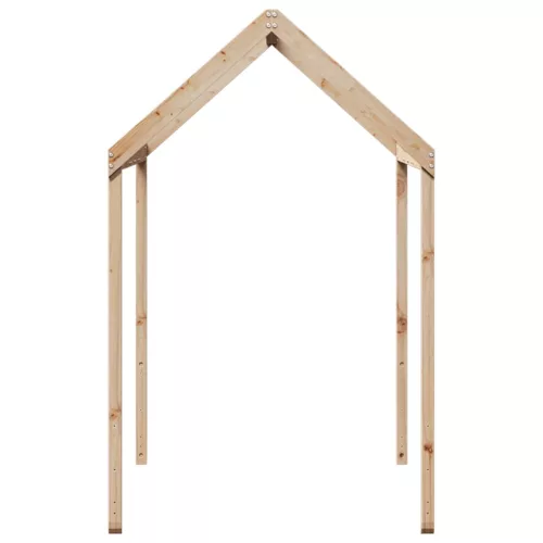 Tömör fenyőfa gyerekágytető 207 x 95,5 x 159 cm