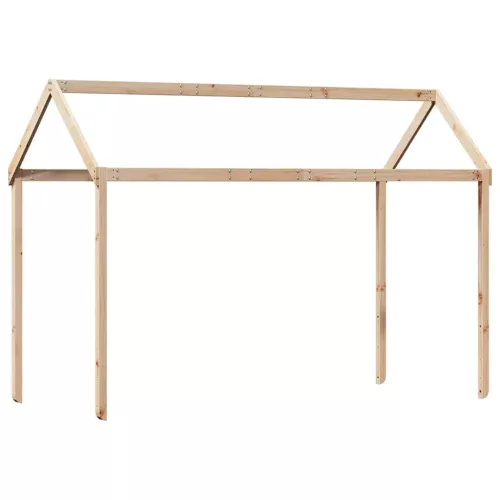 Tömör fenyőfa gyerekágytető 207 x 95,5 x 159 cm