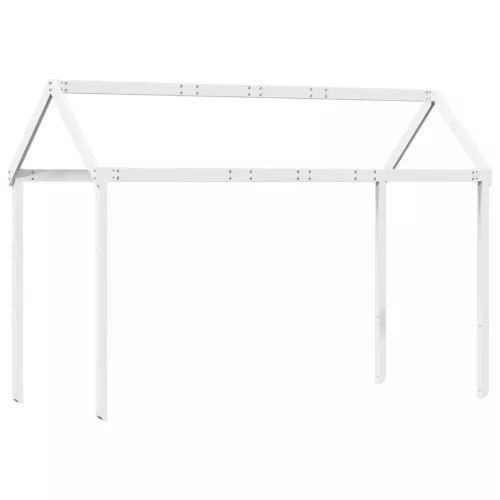 Fehér tömör fenyőfa gyerekágytető 207 x 80,5 x 151,5 cm