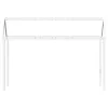 Fehér tömör fenyőfa gyerekágytető 207 x 80,5 x 151,5 cm