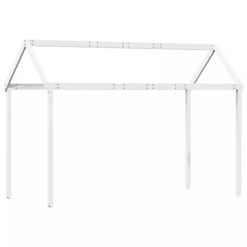 Fehér tömör fenyőfa gyerekágytető 207 x 80,5 x 151,5 cm