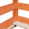 Viaszbarna tömör fenyőfa gyerekágytető 100 x 200 cm