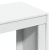 Fehér szerelt fa irodai asztal 123,5 x 73,5 x 75 cm