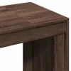 Barna tölgy színű szerelt fa irodai asztal 123,5 x 73,5 x 75 cm