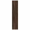 Barna tölgy színű szerelt fa könyvszekrény 57x28,5x107,5 cm