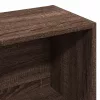 Barna tölgy színű szerelt fa könyvszekrény 57x28,5x107,5 cm