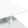 Fehér szerelt fa dohányzóasztal 102 x 55 x 35 cm