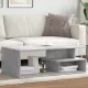 Betonszürke szerelt fa dohányzóasztal 102x55x35 cm