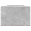 Betonszürke szerelt fa dohányzóasztal 102x55x35 cm