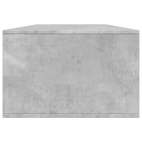 Betonszürke szerelt fa dohányzóasztal 102x55x35 cm