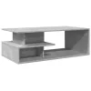 Betonszürke szerelt fa dohányzóasztal 102x55x35 cm