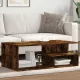 Füstös tölgy színű szerelt fa dohányzóasztal 102x55x35 cm