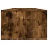 Füstös tölgy színű szerelt fa dohányzóasztal 102x55x35 cm