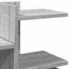 Szürke sonoma színű szerelt fa asztali szervező 49x20x52,5 cm