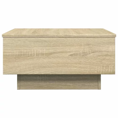 Sonoma tölgy színű szerelt fa dohányzóasztal 60 x 45 x 31 cm