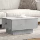 Betonszürke szerelt fa dohányzóasztal 60 x 45 x 31 cm