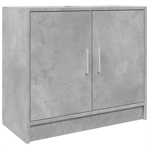 Betonszürke szerelt fa mosdószekrény 63 x 29 x 55 cm