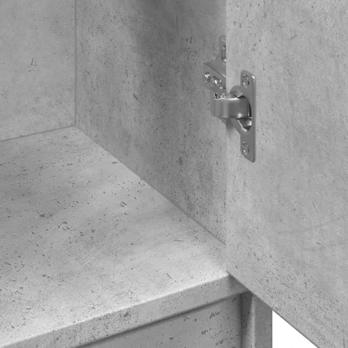 Betonszürke szerelt fa mosdószekrény 63 x 29 x 55 cm