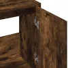 Füstös tölgy színű szerelt fa mosdószekrény 63 x 29 x 55 cm