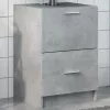 Betonszürke szerelt fa mosdószekrény 40 x 37 x 59 cm