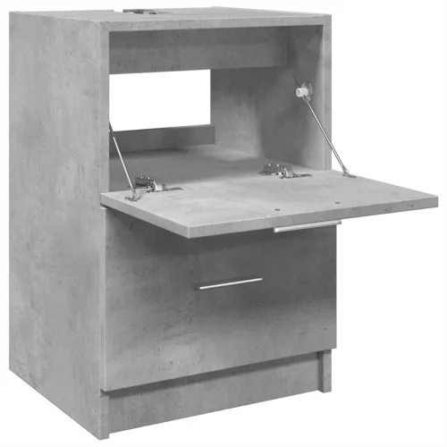 Betonszürke szerelt fa mosdószekrény 40 x 37 x 59 cm