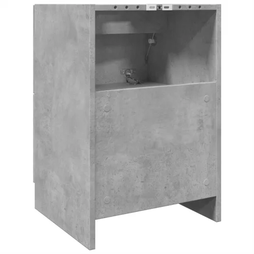 Betonszürke szerelt fa mosdószekrény 40 x 37 x 59 cm
