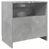 Betonszürke szerelt fa mosdószekrény 59 x 37 x 59 cm