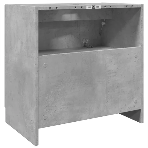 Betonszürke szerelt fa mosdószekrény 59 x 37 x 59 cm