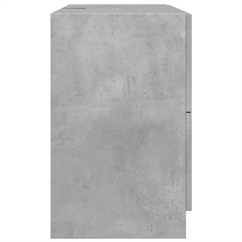 Betonszürke szerelt fa mosdószekrény 78 x 37 x 59 cm