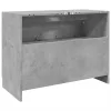 Betonszürke szerelt fa mosdószekrény 78 x 37 x 59 cm