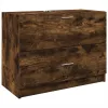 Füstös tölgy színű szerelt fa mosdószekrény 78 x 37 x 59 cm