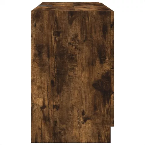 Füstös tölgy színű szerelt fa mosdószekrény 78 x 37 x 59 cm