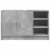 Betonszürke szerelt fa mosdószekrény 90 x 29 x 55 cm