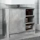 Betonszürke szerelt fa mosdószekrény 63 x 29 x 55 cm