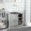 Betonszürke szerelt fa mosdószekrény 63 x 29 x 55 cm