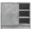 Betonszürke szerelt fa mosdószekrény 63 x 29 x 55 cm