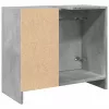 Betonszürke szerelt fa mosdószekrény 63 x 29 x 55 cm