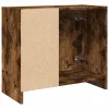 Füstös tölgy színű szerelt fa mosdószekrény 63 x 29 x 55 cm