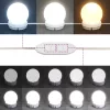 Betonszürke fésülködőasztal LED-del 100 x 40 x 120 cm