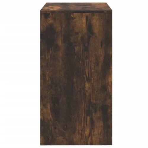 Füstös tölgy színű fésülködőasztal és ülőke 60x40x113,5 cm