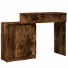 Füstös tölgy színű LED-es fésülködőasztal 115 x 37 x 110,5 cm