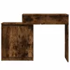 Füstös tölgy színű LED-es fésülködőasztal 115 x 37 x 110,5 cm