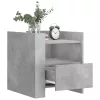 Betonszürke szerelt fa éjjeliszekrény 45 x 50 x 50 cm