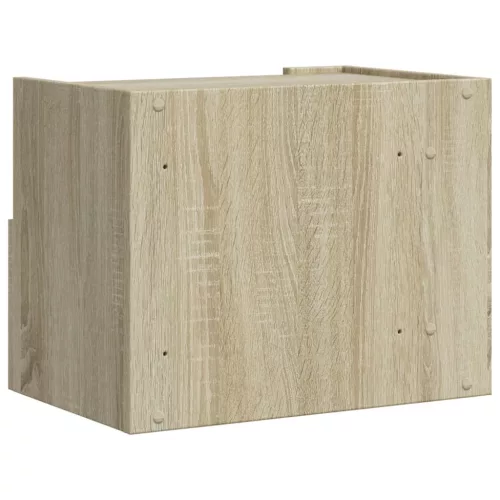 2 db sonoma tölgy színű fali éjjeliszekrény 45 x 30 x 35 cm