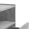 2 db betonszürke falra szerelhető éjjeliszekrény 45x30x35 cm