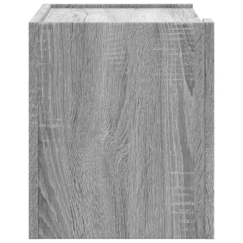 2 db szürke sonoma színű fali éjjeliszekrény 45 x 30 x 35 cm