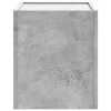 Betonszürke falra szerelhető éjjeliszekrény 45 x 30 x 35 cm